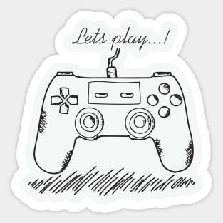 Lets play..! Sticker